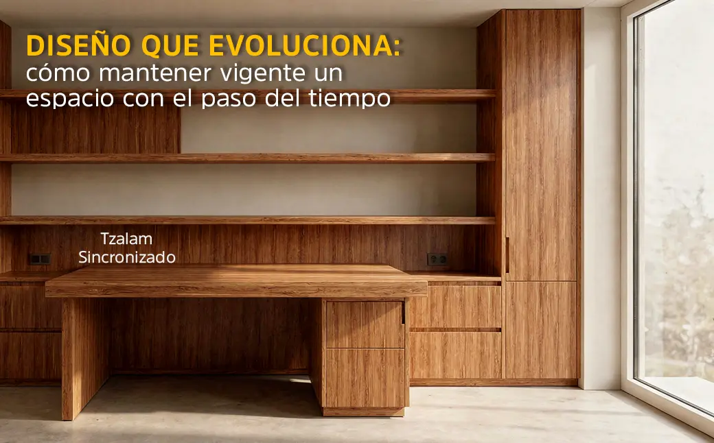 La calidez de un hogar, se construye desde los materiales. Image.